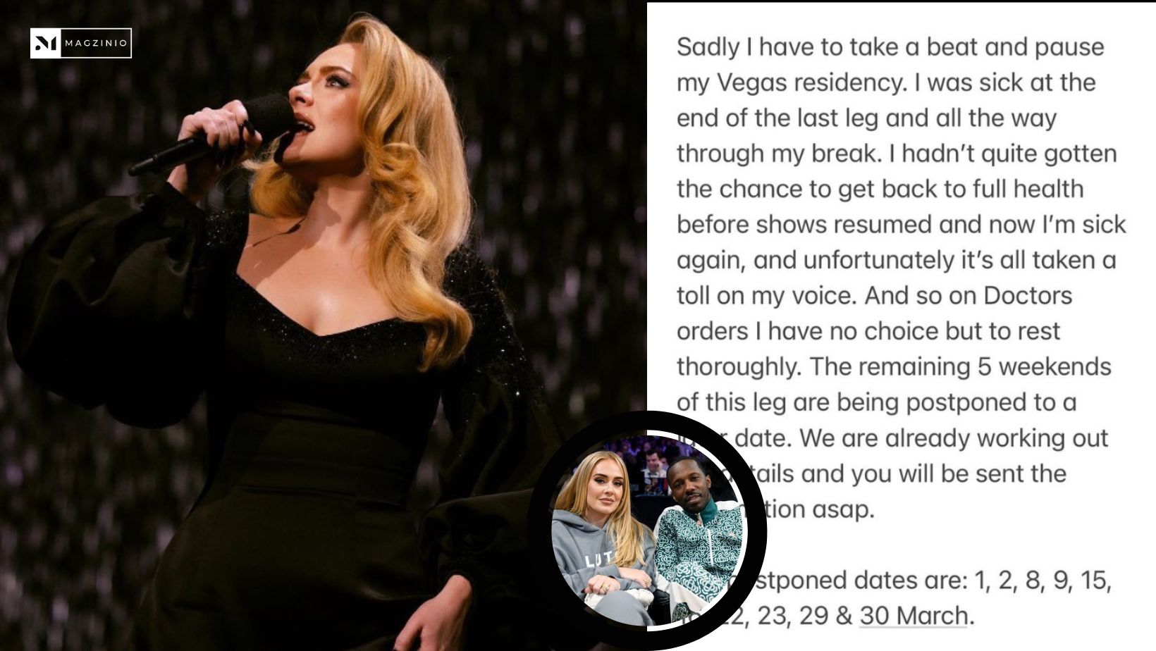 Adele and Rich Paul