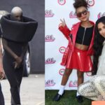 Kanye West, Bianca Censori, Kim K and North